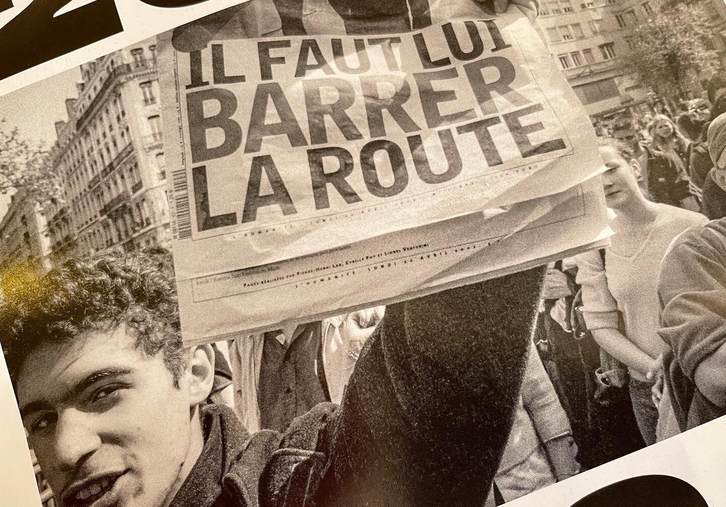 Il faut lui barrer la route&hellip; @societyofficiel  #route #road #ontheroad #surlaroute #presidentielle2022 #president #france #election2022